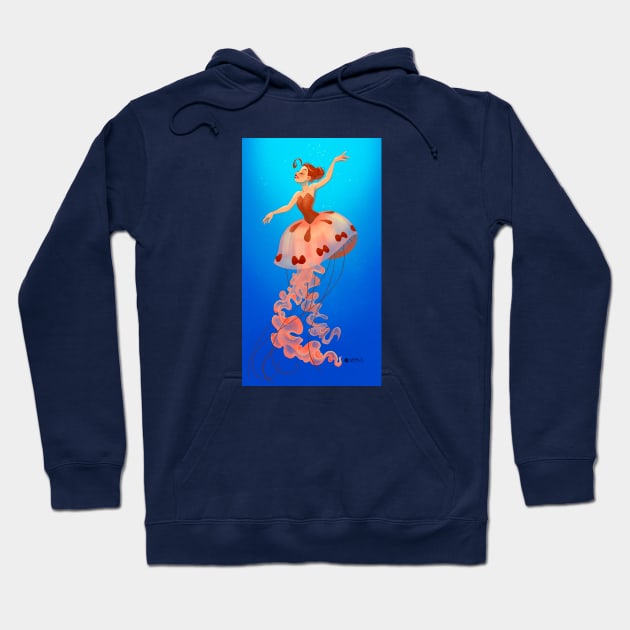 Jelly Mermaid Hoodie by cseguritanart